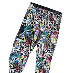 90s V.I.P. Women's Jogger Pants Graffiti Markings Street Vibes Sz 5. ‎  *126